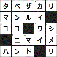 フルーツメール みっくんのクロスワードゲーム 19 10 4こたえ 成長期で食欲もりもり コロンブスが立ててみせた物 とっぴんぱらりのぷう